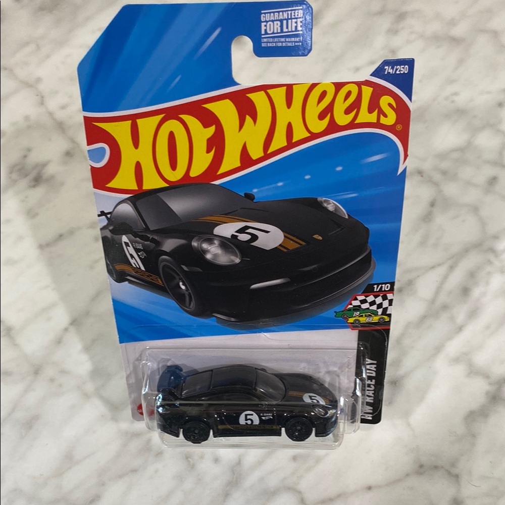 Hot Wheels Black Die-Cast Sports Car